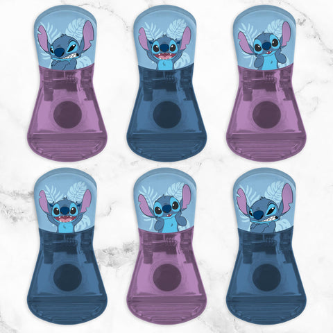 Best Brands Disney magnetic bag clips help prevent spills and keep bags closed.