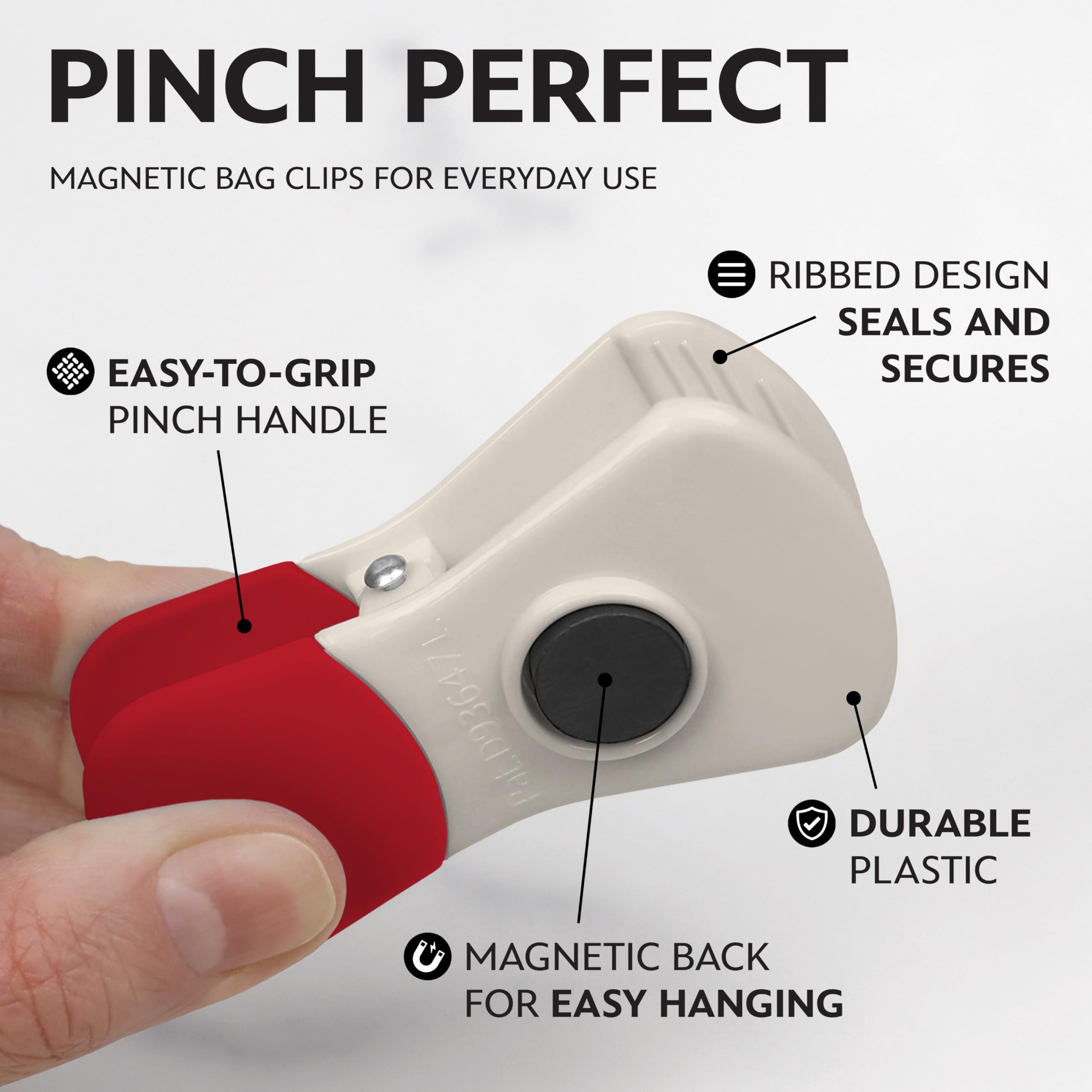 Best Brands Disney 6-pack magnetic chip clips for easy fridge organization.