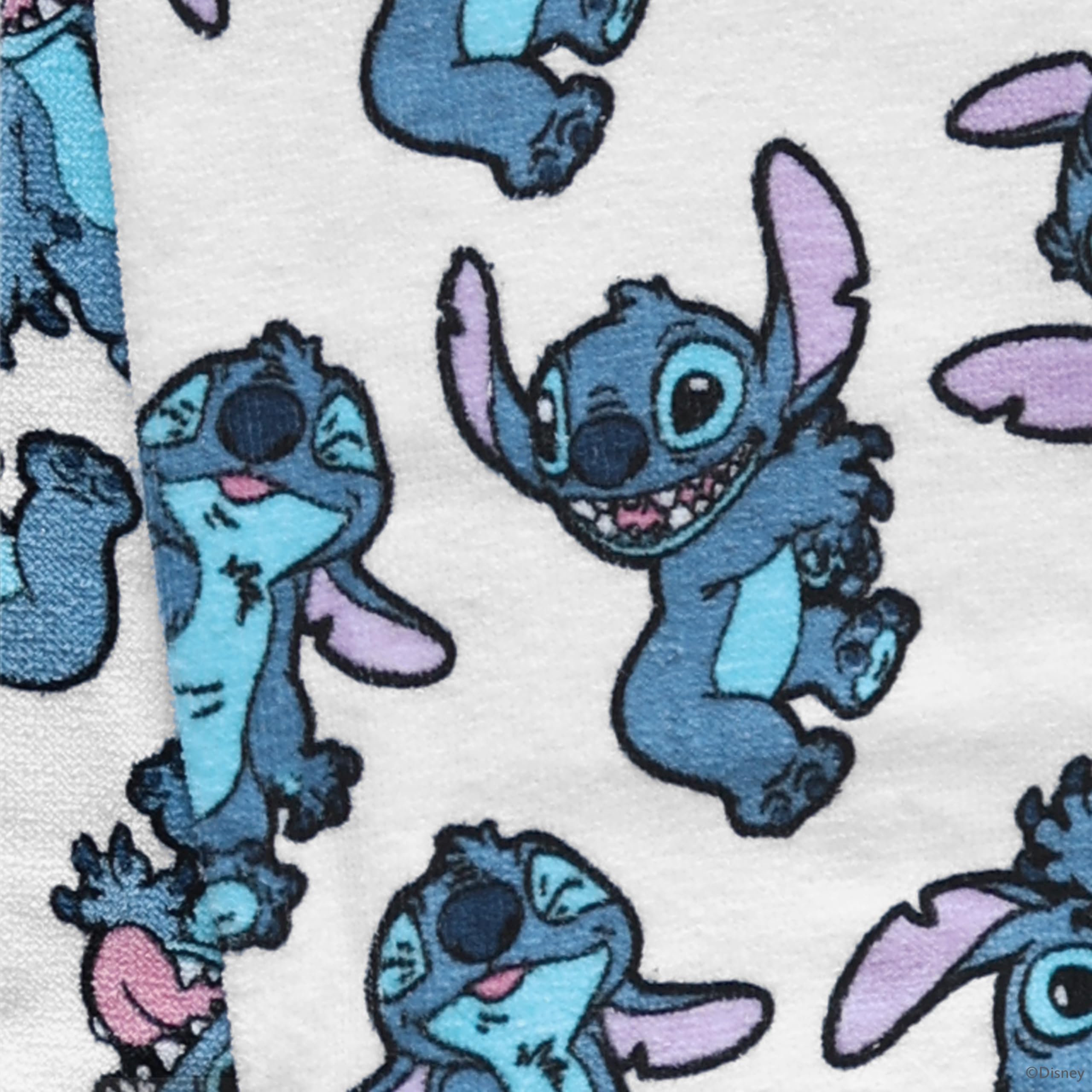 Disney kitchen towel shows the 16 by 26 inches size for full coverage