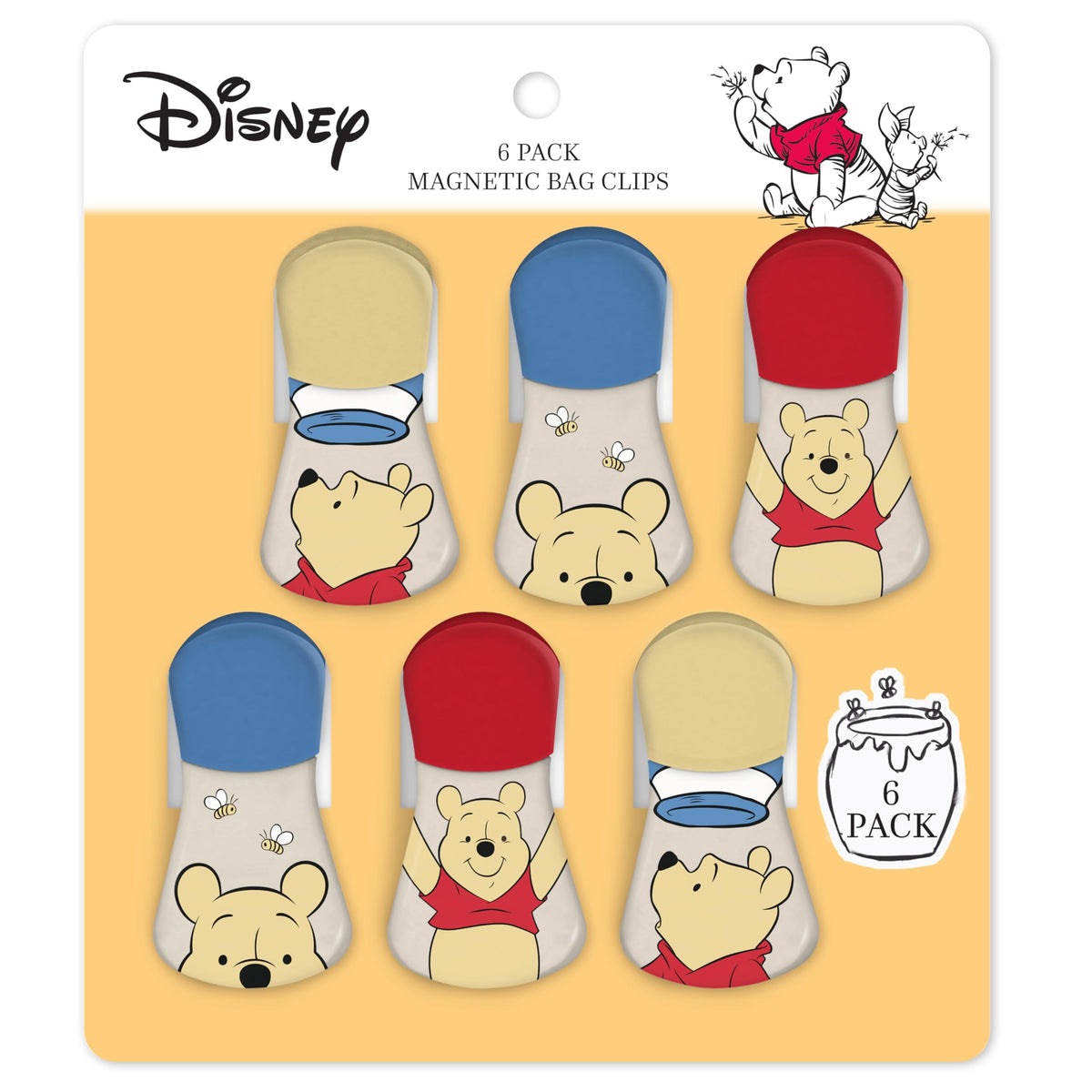 Best Brands Disney Mickey magnetic chip clip keeps snack bags sealed and fresh.