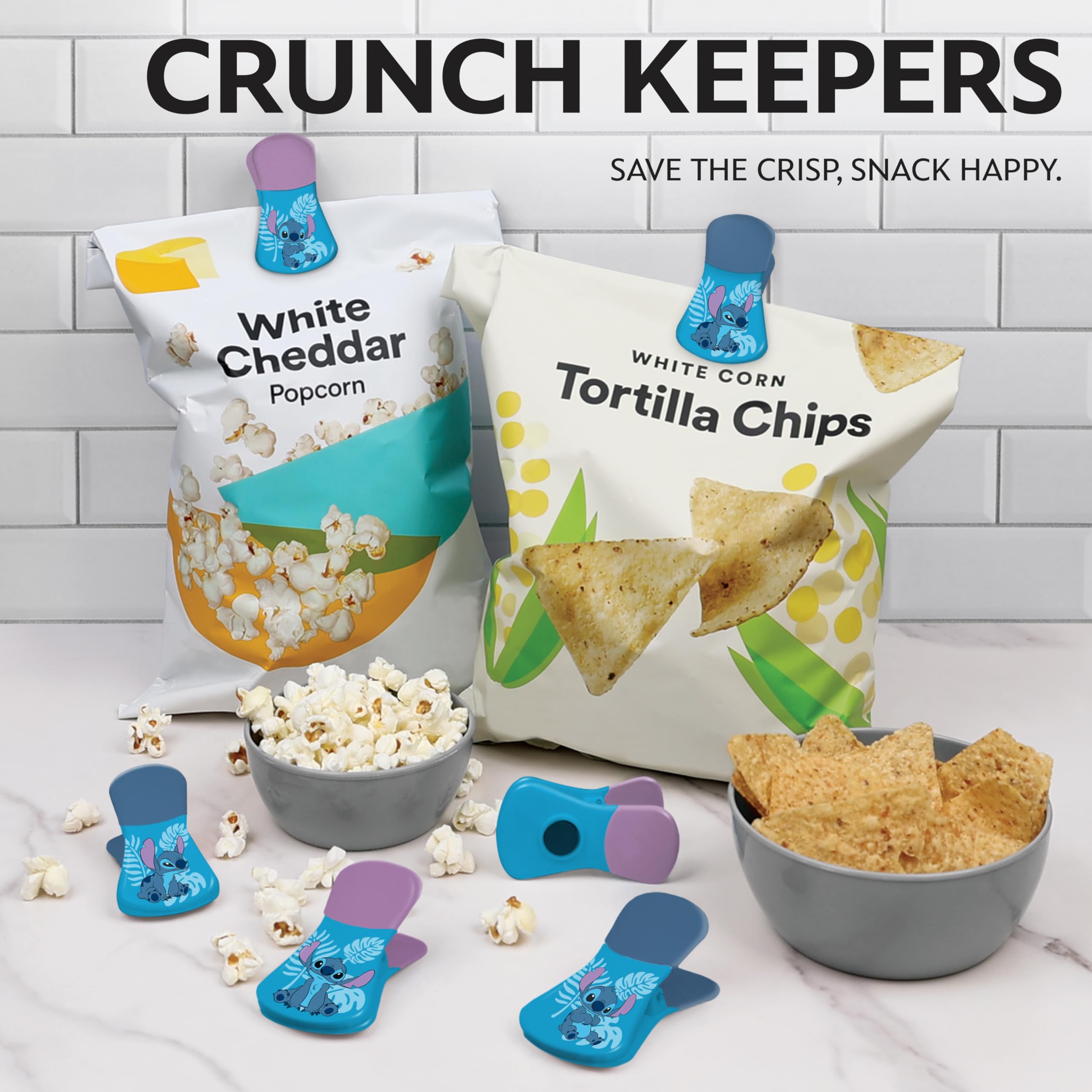 Best Brands Disney Minnie chip clip keeps chips airtight and organized