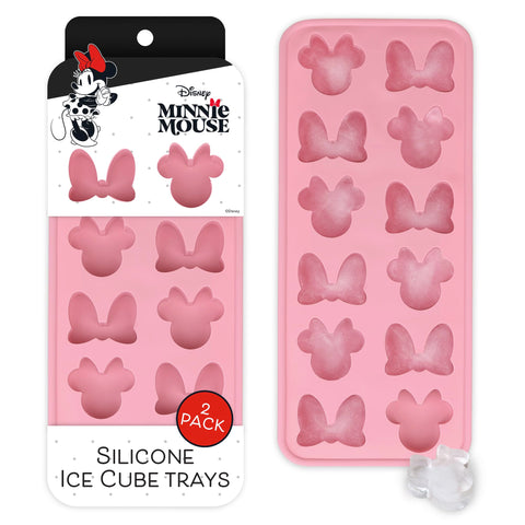 Best Brands Minnie Mouse ice tray 2-pack for themed drinks and parties