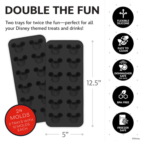 Best Brands 2-pack Disney silicone tray for versatile freezer use