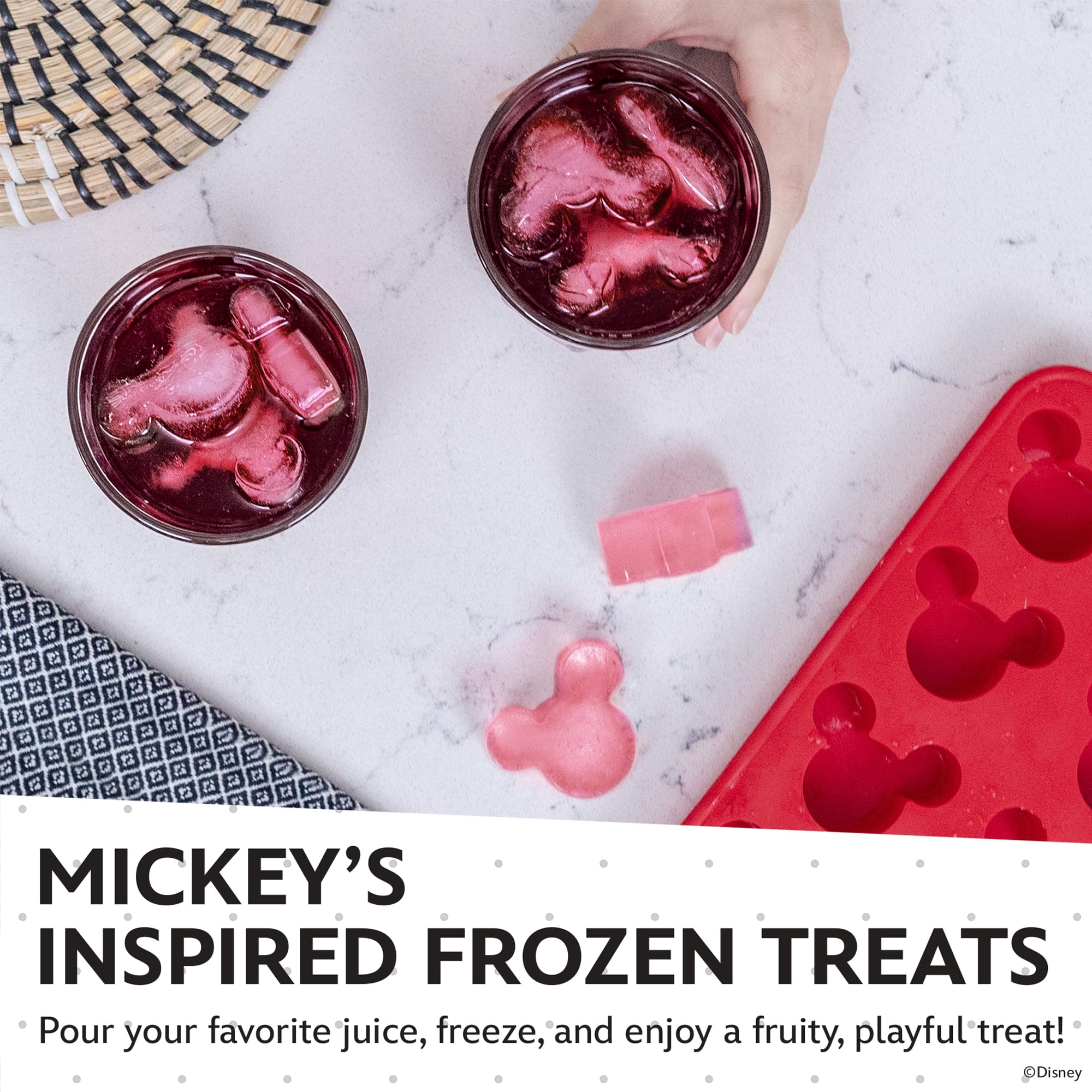 Best Brands Disney ice tray is top-rack dishwasher safe for quick cleanup.