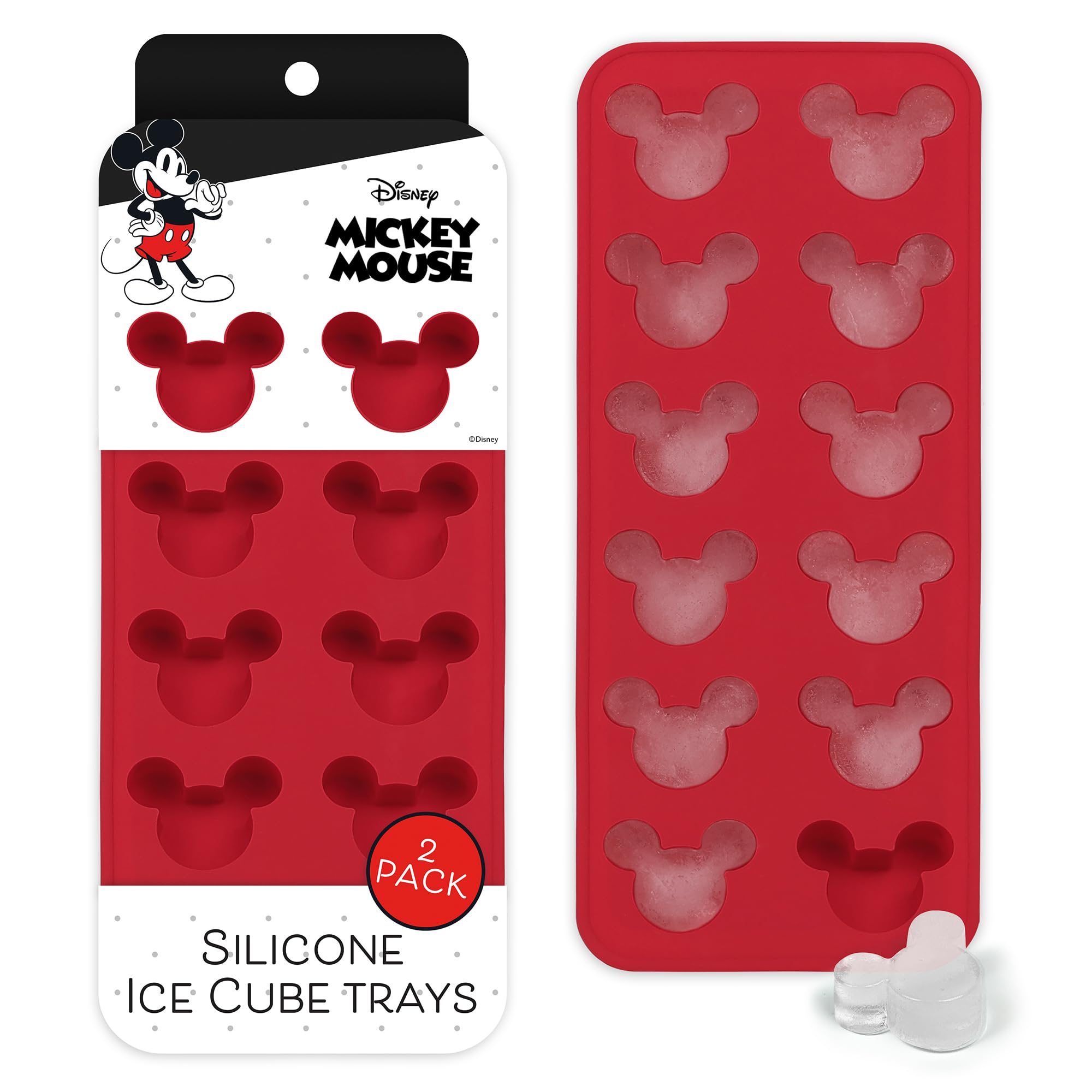 Best Brands Disney Mickey Mouse silicone ice tray for fun, reusable ice cubes.