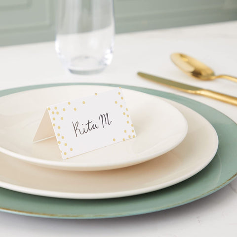 Best Paper Greetings table-sign buffet labels for clear dish labeling.