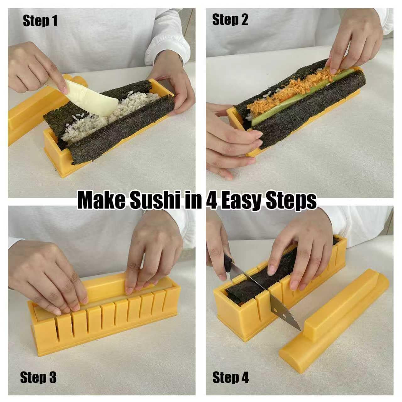 Bestbuy Yuhe Sushi Maker kit round sushi formation using mold