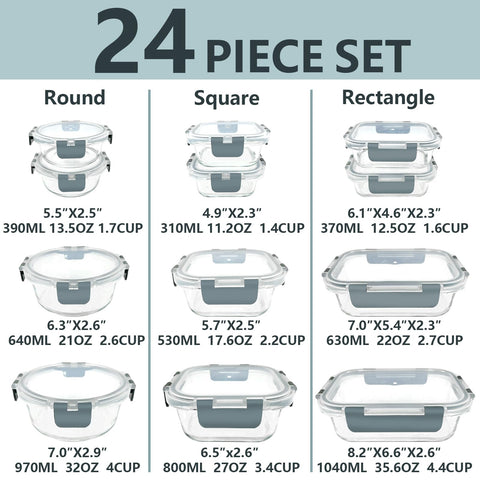 Bestfull rectangular 630ml glass container keeps foods fresh in the fridge.
