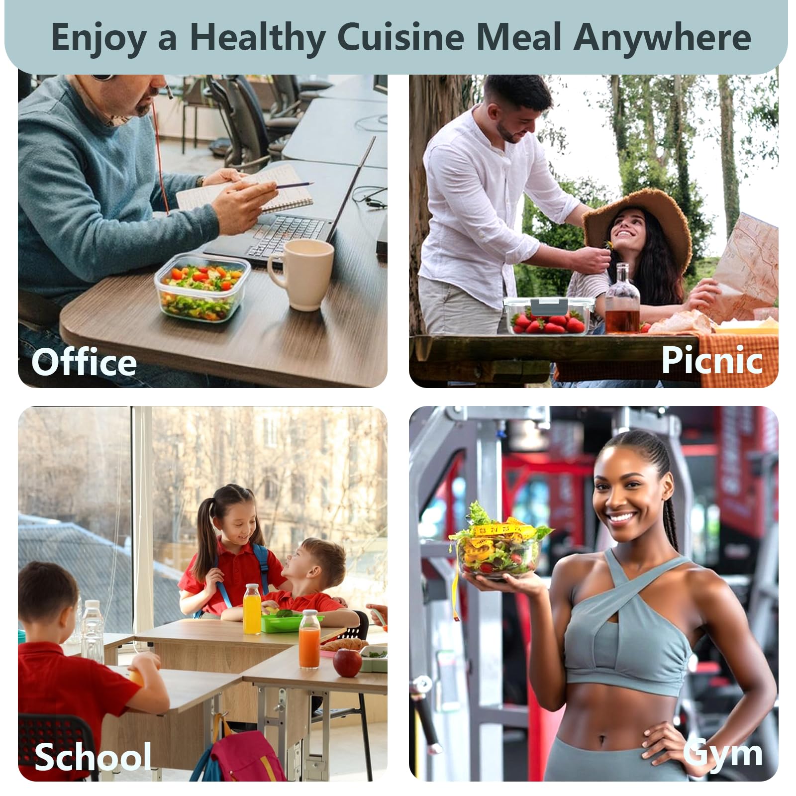 Bestfull stackable glass containers save kitchen and fridge space efficiently.