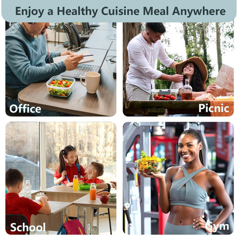 Bestfull stackable glass containers save kitchen and fridge space efficiently.