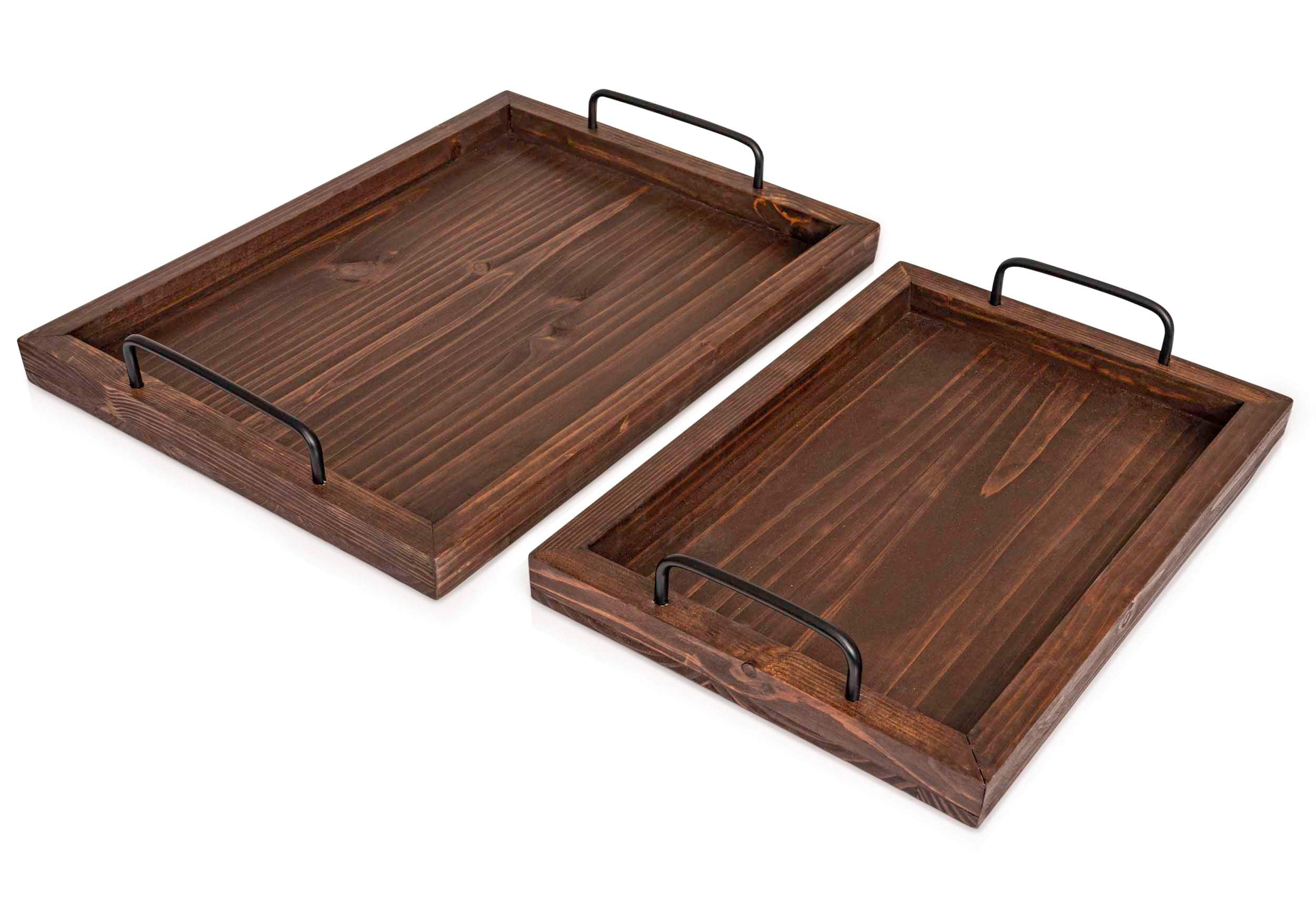 Besti breakfast-in-bed tray ready for morning coffee service.
