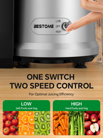 Bestome Juicer 304 stainless filter for durable performance.