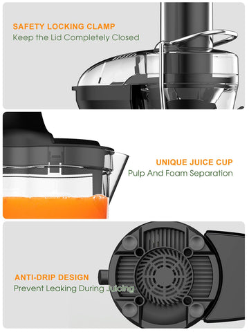 Bestome foam separator minimizes foaming during juicing