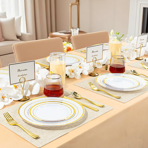 BESTSTAR 36-pack wedding glasses cover large events with a luxurious, break-free option.