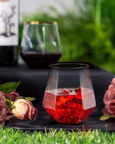 BESTSTAR diamond texture glasses add elegance to casual or formal occasions with durable clarity.