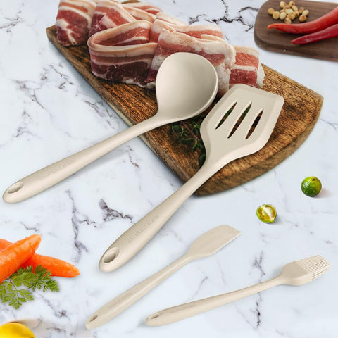 BESTZMWK dishwasher-safe utensils provide quick, hassle-free cleaning.