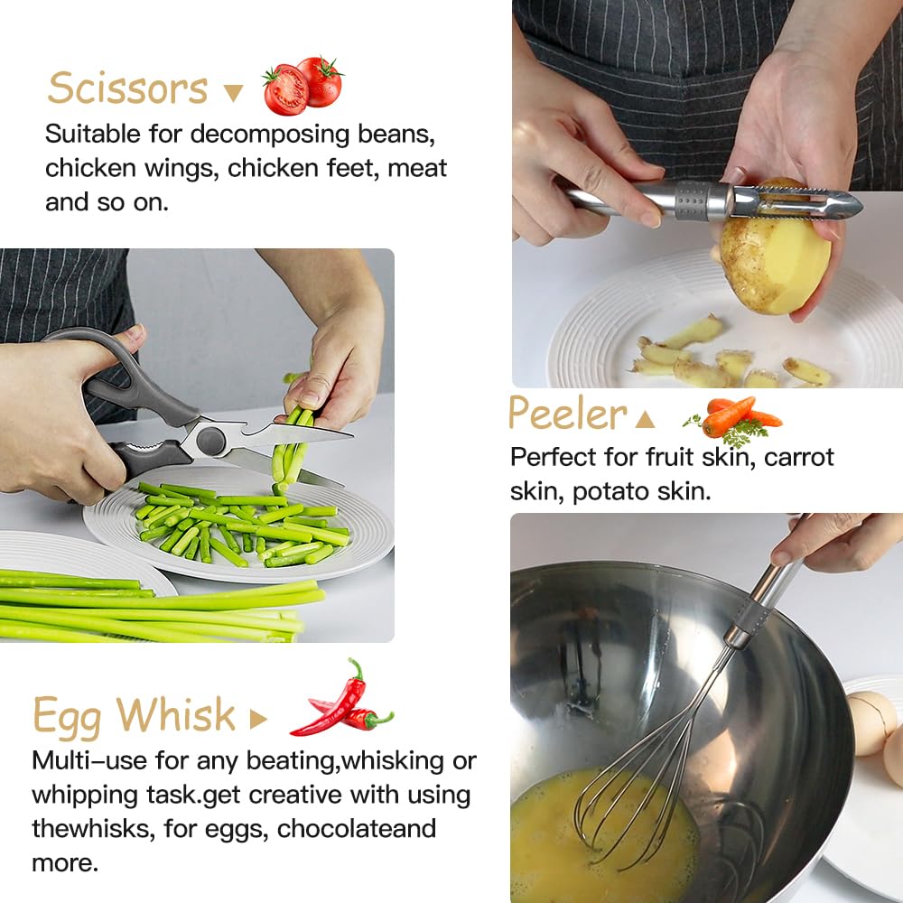 BESTZMWK dishwasher safe utensils simplify cleanup after cooking