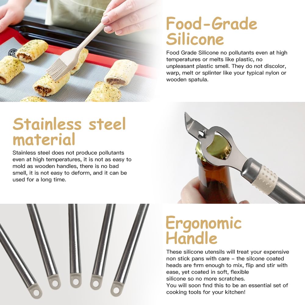 BestZMWK kitchen tongs gripping hot vegetables safely.