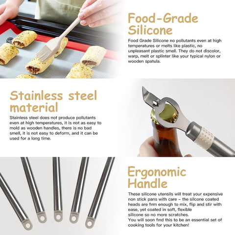 BestZMWK kitchen tongs gripping hot vegetables safely.