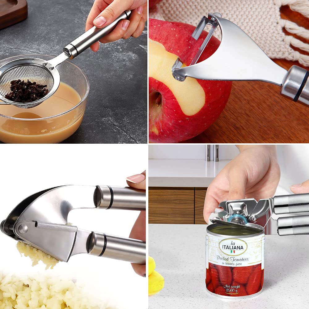 BESTZMWK utensil holder keeps tools organized on the counter