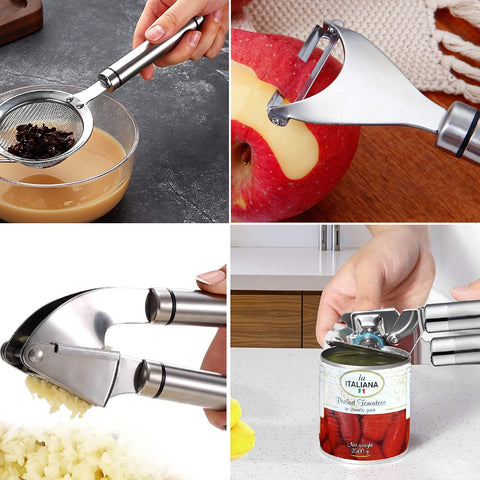 BESTZMWK utensil holder keeps tools organized on the counter