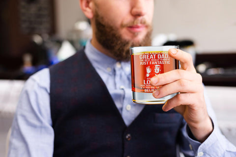 BETHEGIFT dad gift glass ready for celebrations and daily sipping