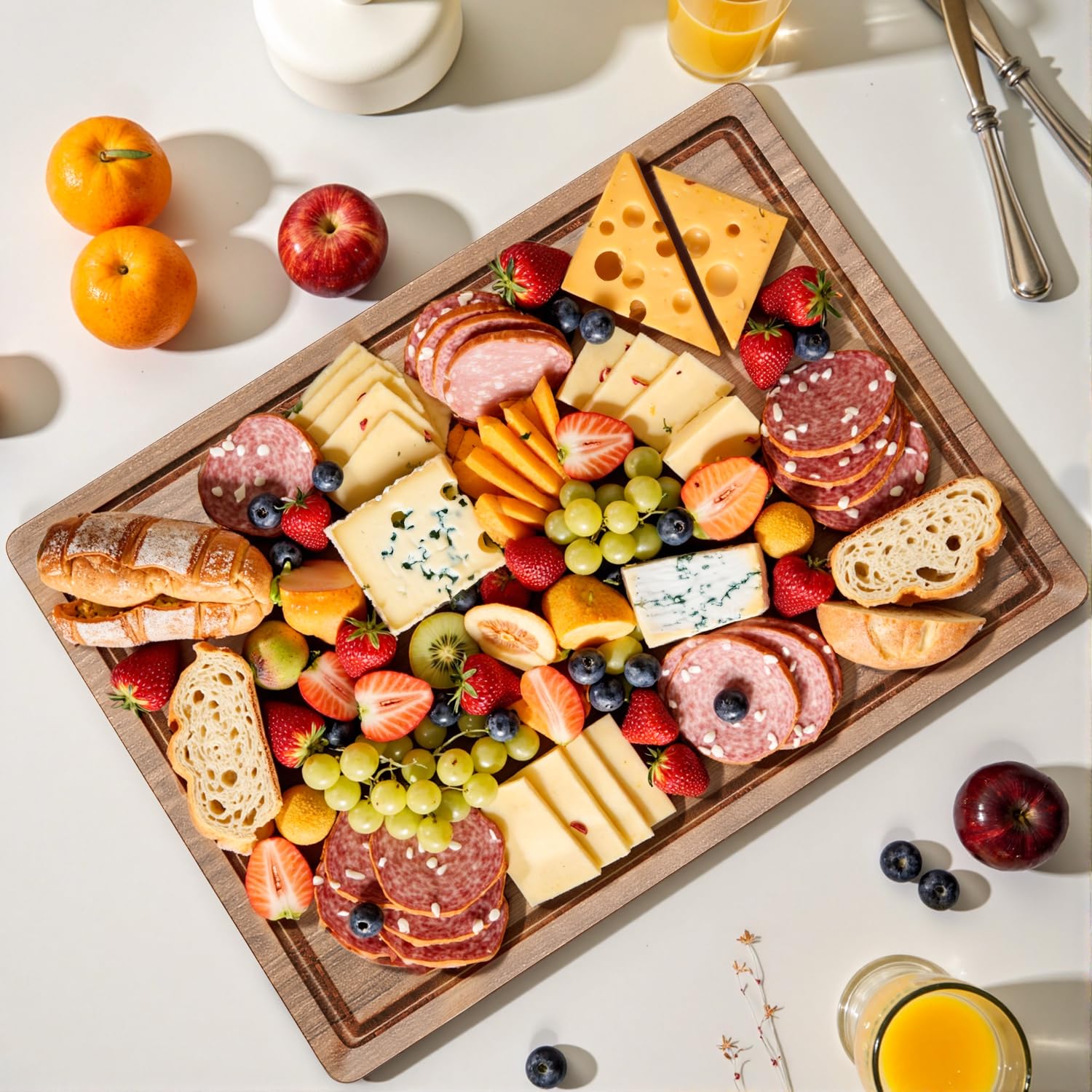 BETOLEAN acacia cutting board care with mineral oil for long-lasting luster