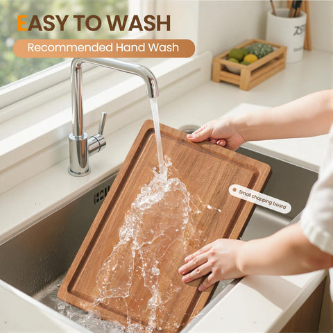 BETOLEAN acacia cutting board durable edge-grain surface