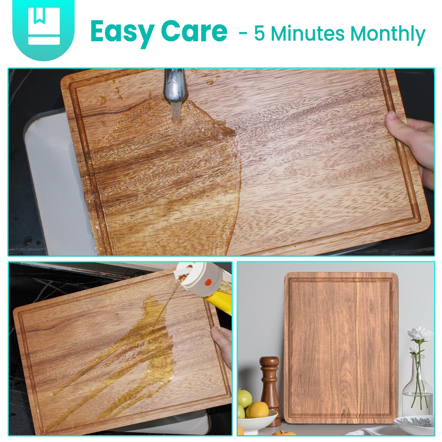BETOLEAN Durable kitchen cutting board designed for safe food prep.