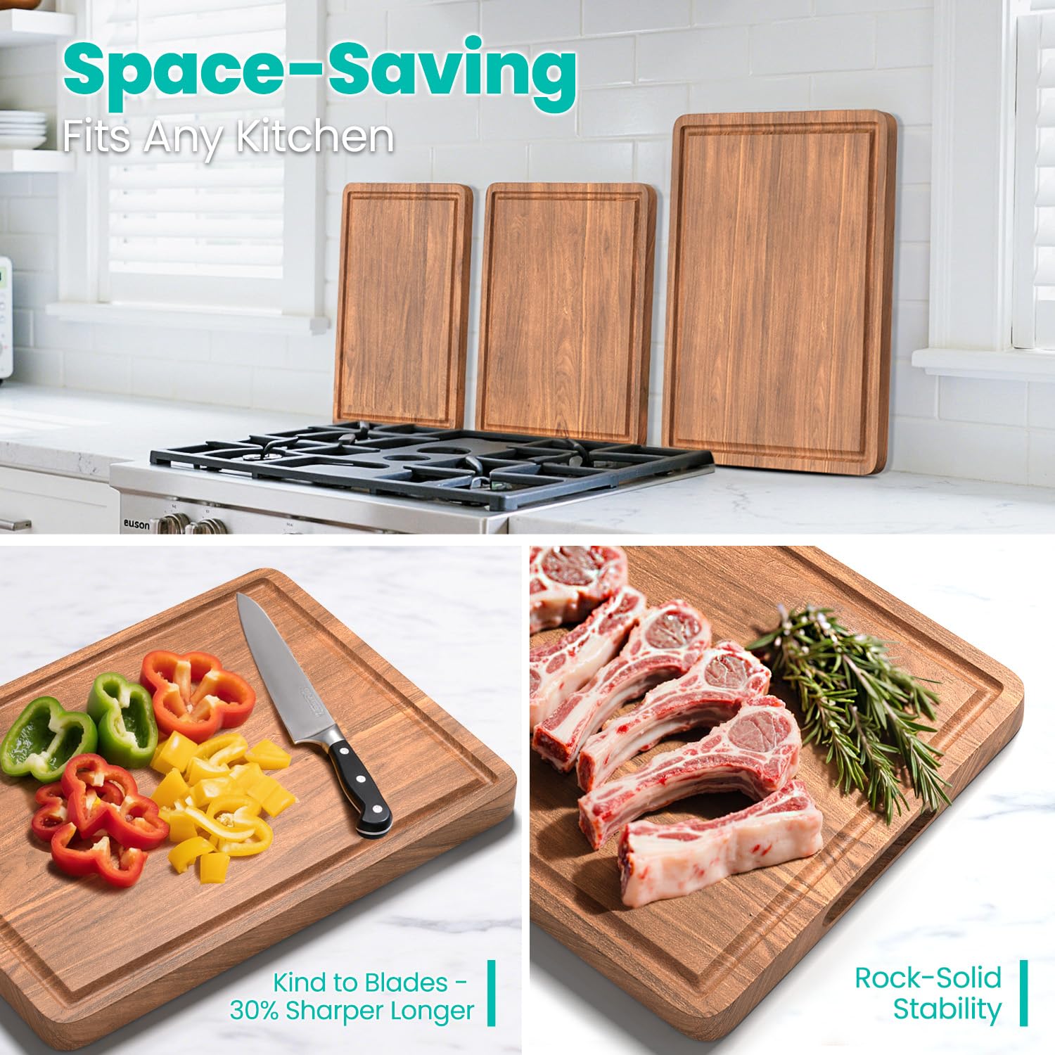 BETOLEAN Heartwood board features natural grain and character.
