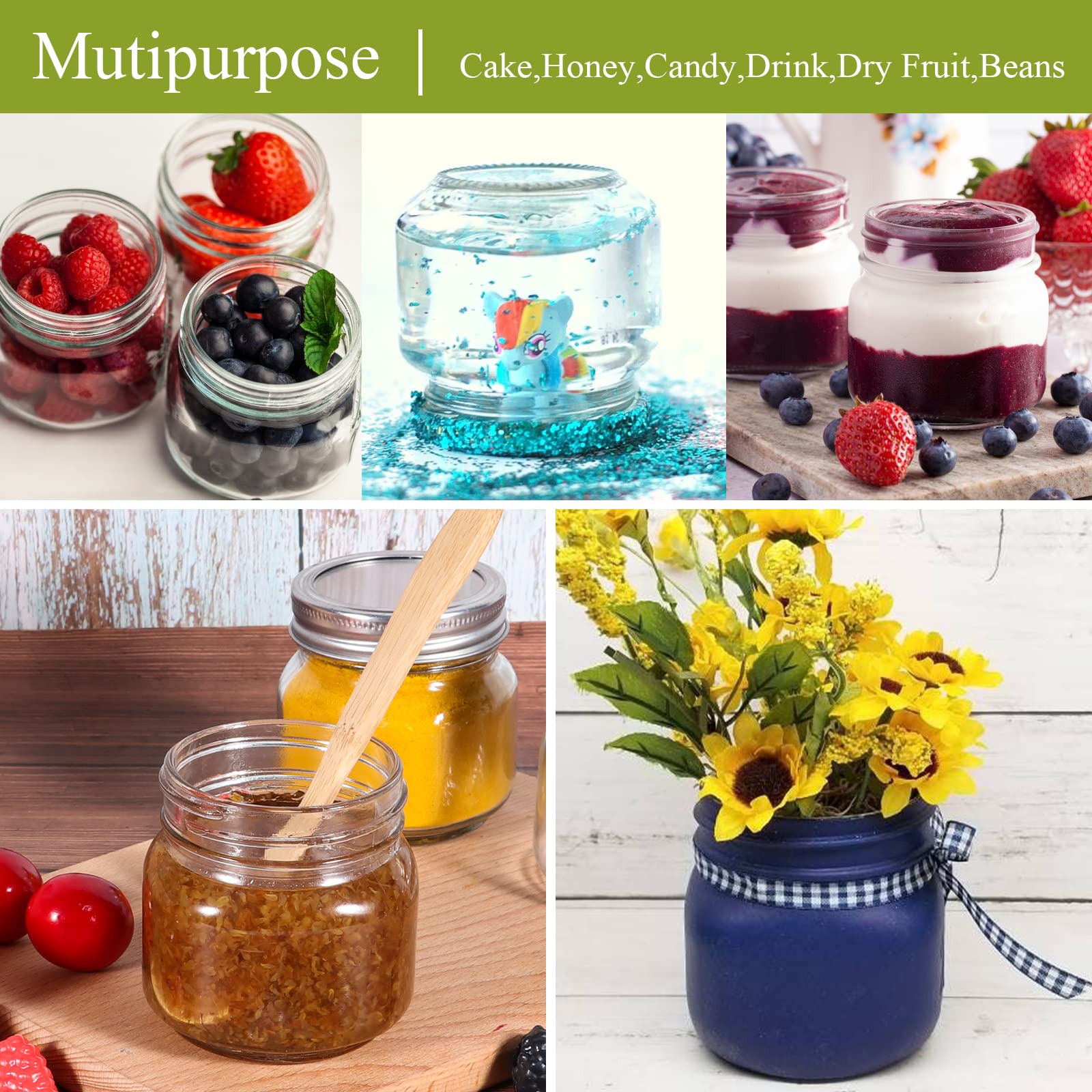 Betrome versatile jar for DIY candles and crafts