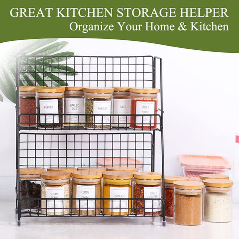 Betrome kitchen storage setup showing versatile jar system