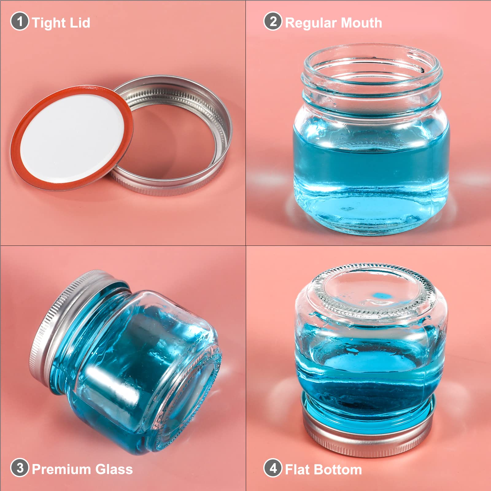 Betrome silver split-type lid provides secure, reusable sealing