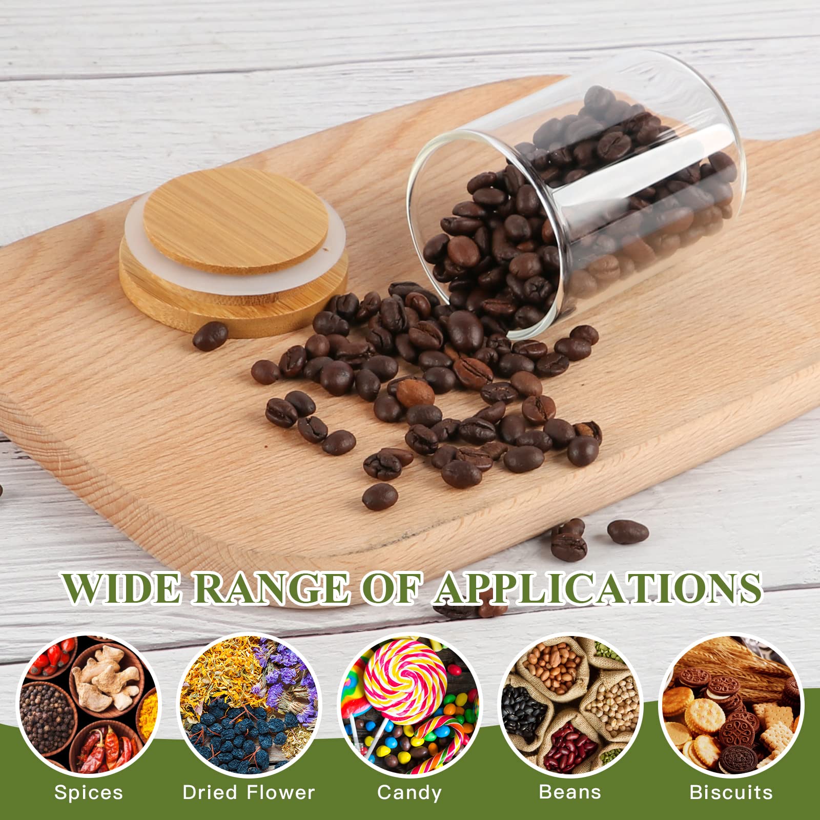 Betrome spice labels pack included for easy organization