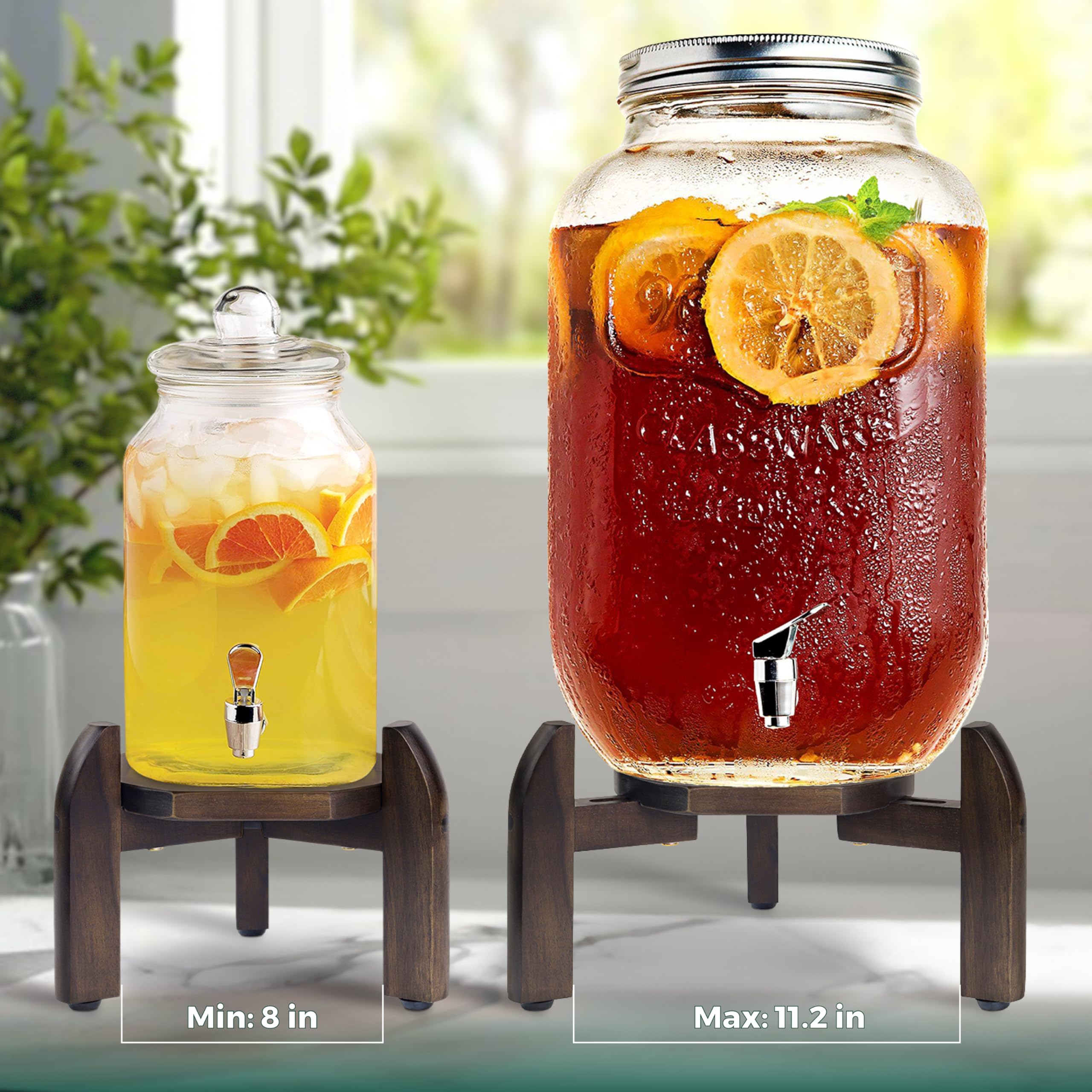 BETSEO wooden stand showcased for pet bowls, offering sturdy support during meals.