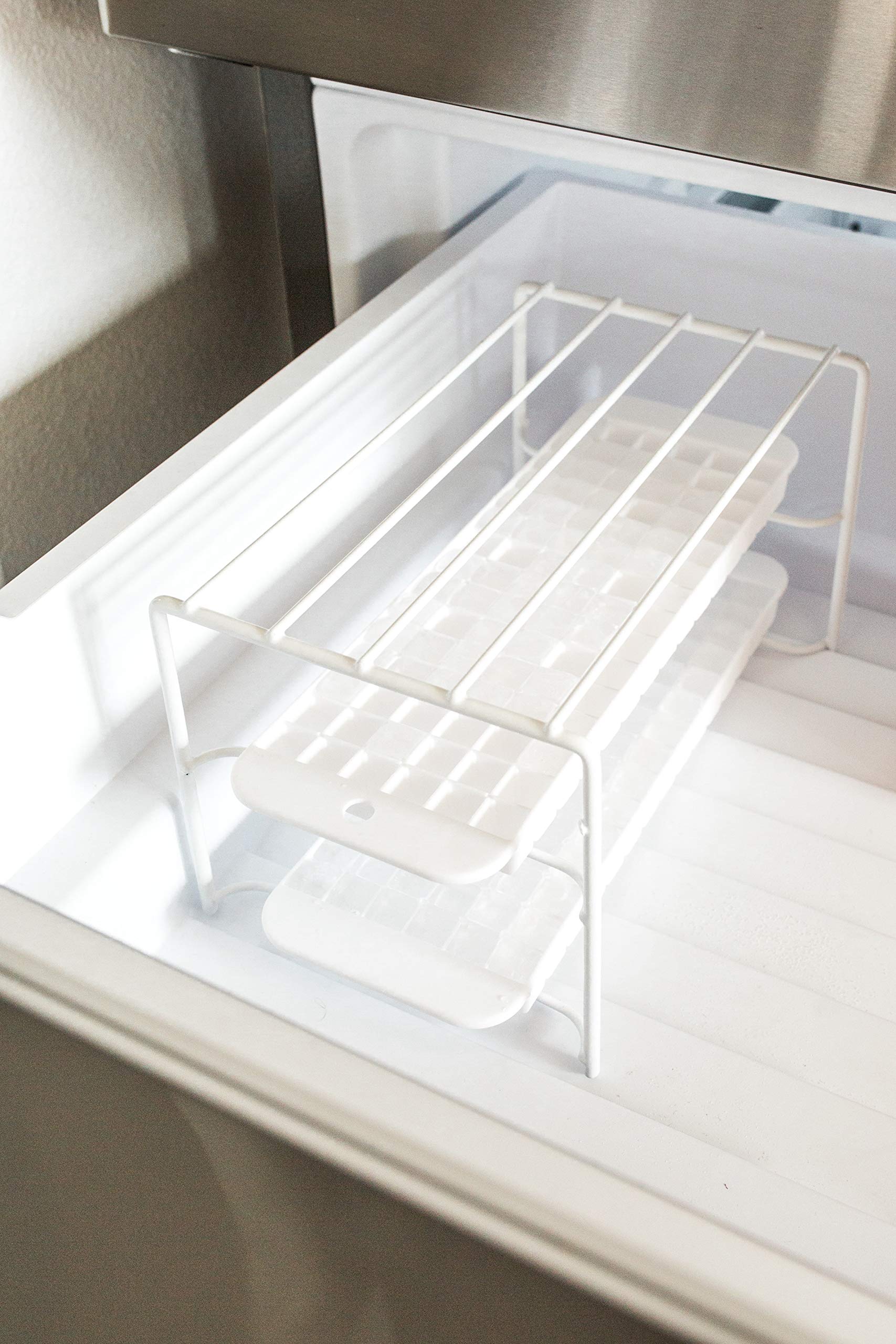 Better Houseware compact freezer storage fits standard trays in small freezers.
