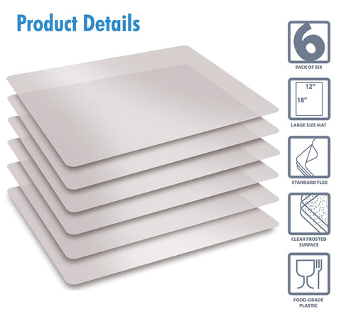 Better Kitchen Products cutting mats 18x12in no-food-icons ideal for veggie prep