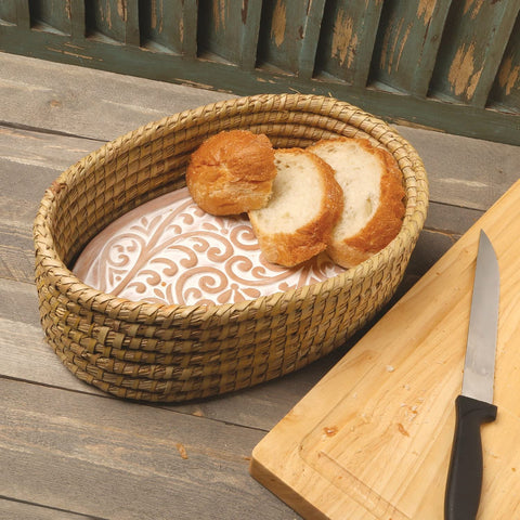 Gift-ready Better World Bio bread basket for home entertaining and picnics
