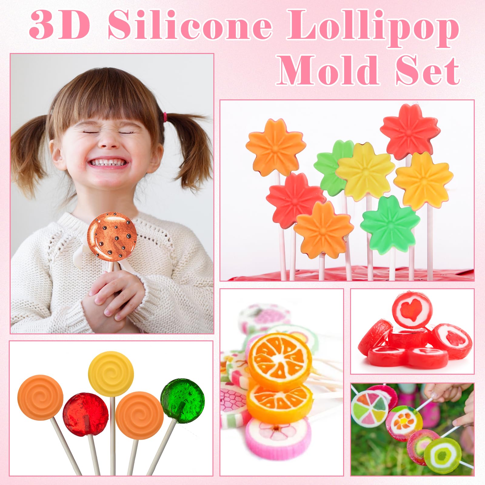 Bettoor candy bags pack to neatly present finished lollipops