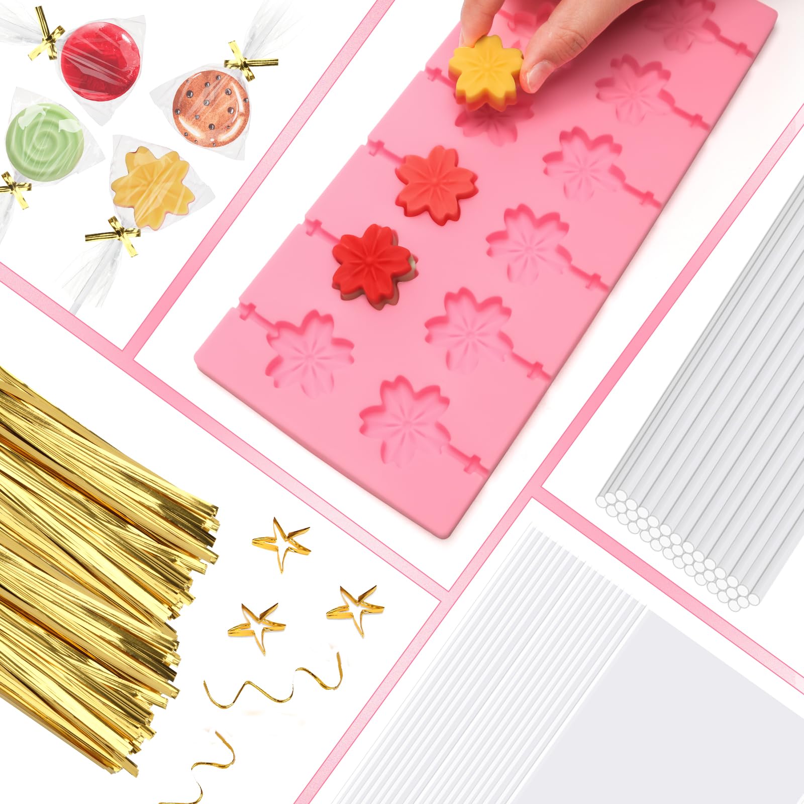 Bettoor lollipop sticks pack for neat packaging and serving