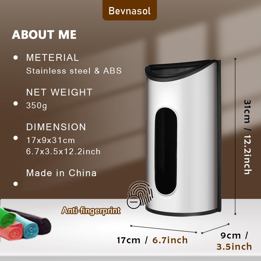 Bevansol bag saver used as multipurpose holder for bags and shoe covers