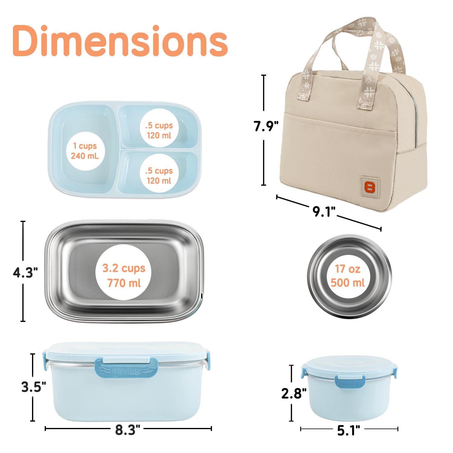 BEVISS insulated bento food-jar-thermo demonstrates on-the-go heat retention.