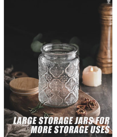 Bewave snack jar for biscuits, nuts, and candies at home.