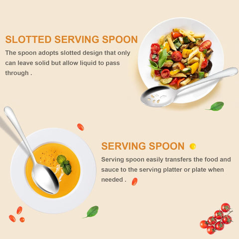 BEWOS dishwasher-safe serving utensils for quick cleanup