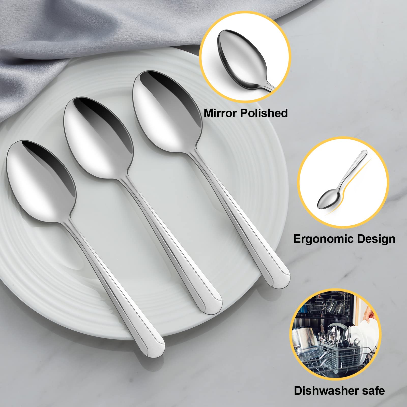 BEWOS dishwasher-safe spoons simplify cleanup after meals and gatherings