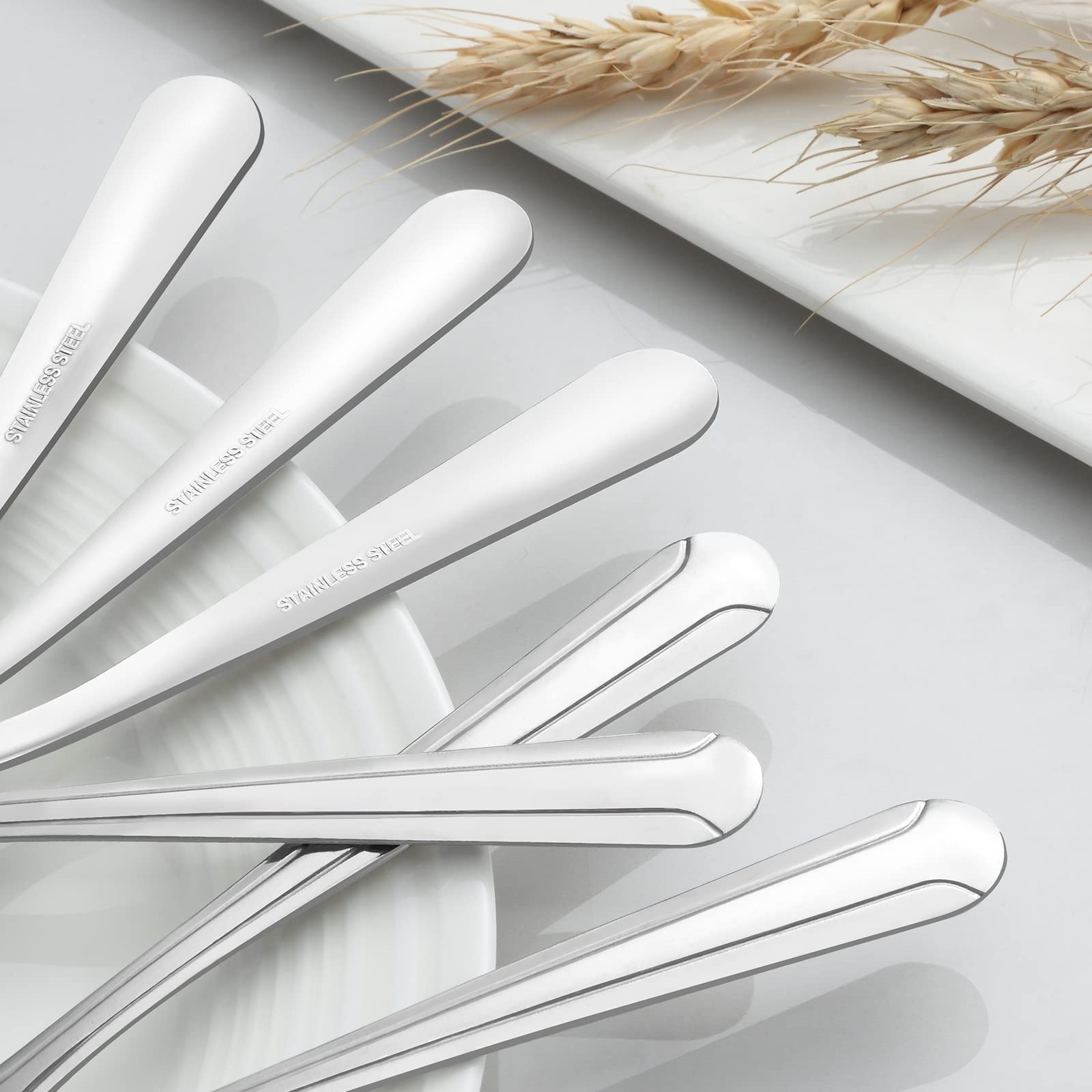 BEWOS mirror-polished spoons add timeless elegance to every table setting