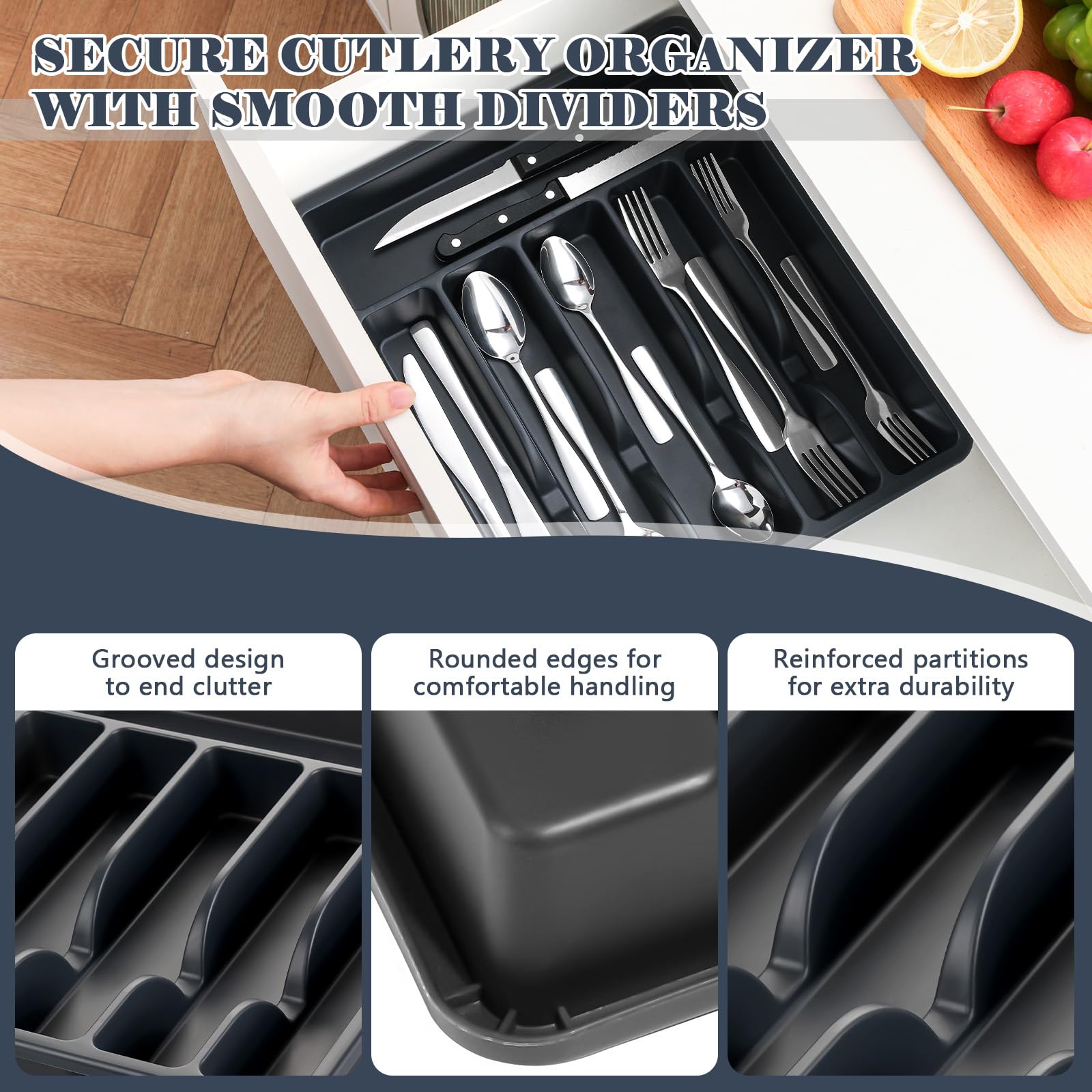 BEWOS serrated steak knives provide precise cuts for steaks and meats at home gatherings.