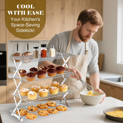 BEWOS versatile cooling rack used to display fruits and vegetables
