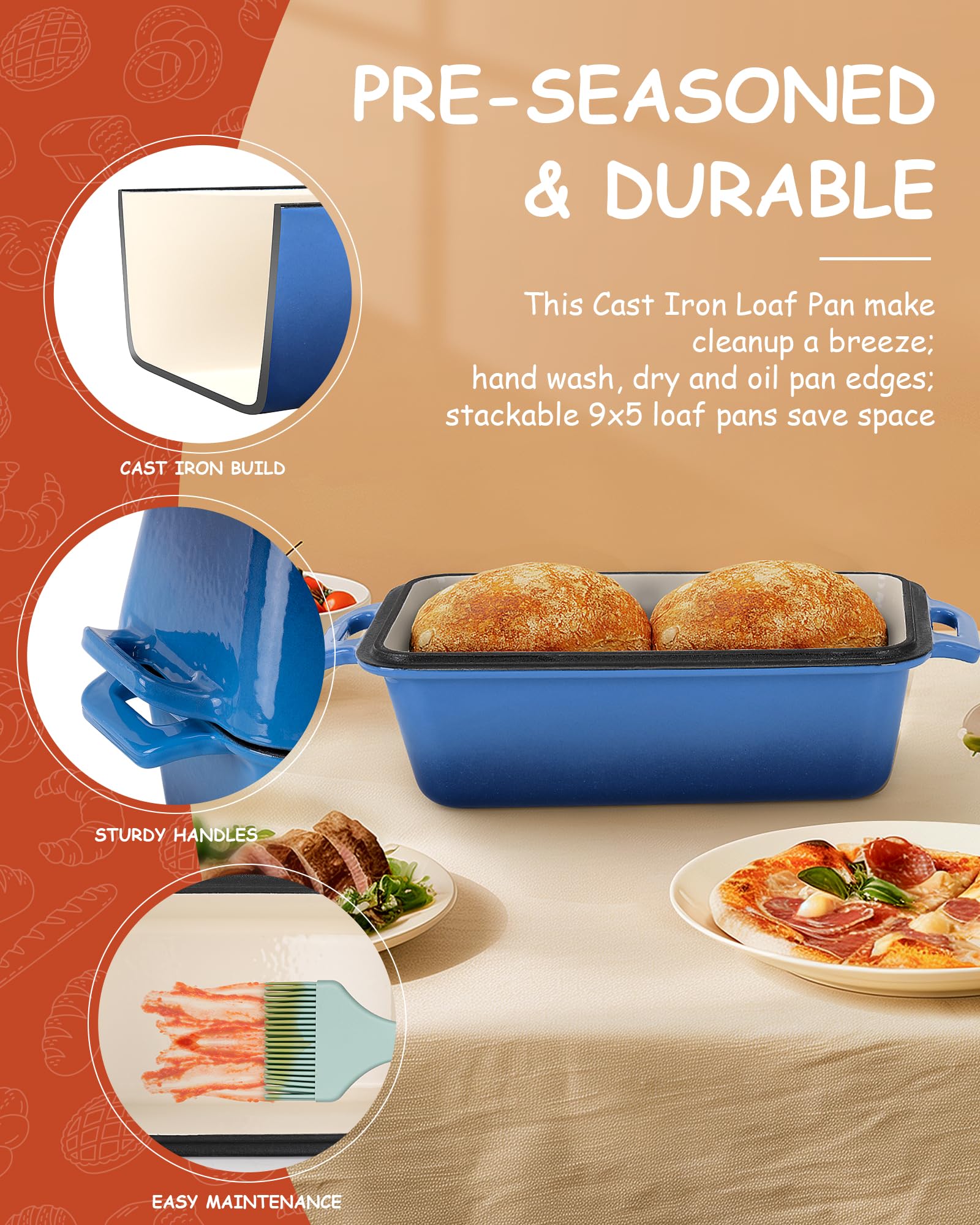Bexmder compatible with all stoves and ovens for flexible cooking.