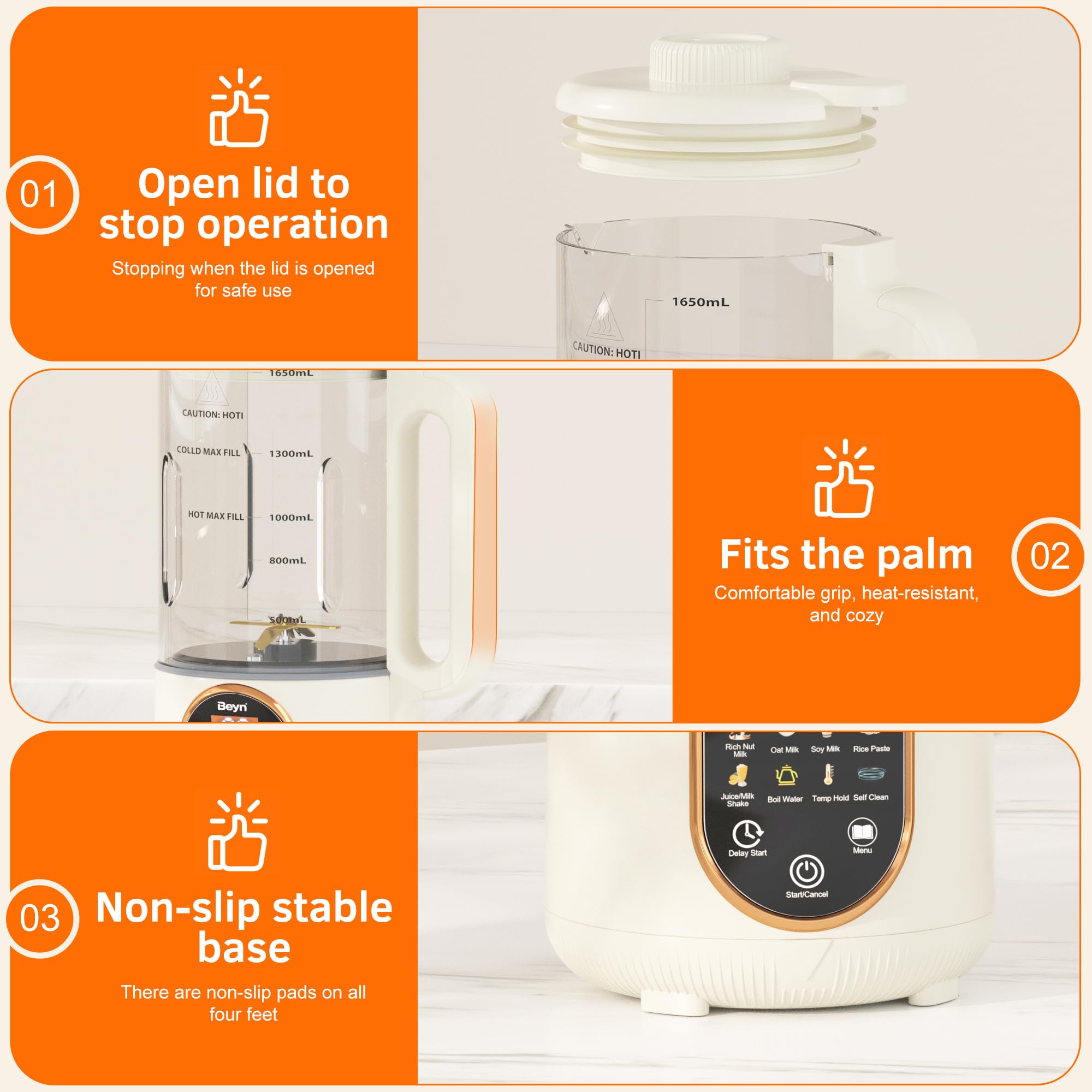 Beyn versatile machine makes oat milk, soy milk, and more